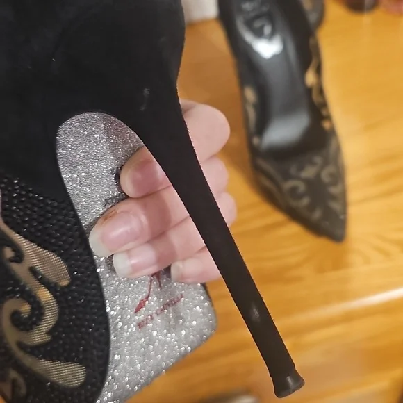 Rene Caovilla Swarovski Crystal Mesh Pumps - Picture 6 of 17